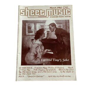 Sheet Music Magazine March 1982 Quest for Queenie u